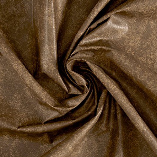 Plastex Fabrics Faux Leather Buffalo Camel Print Fabric By The Yard
