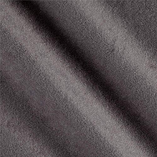 Plastex Soft Suede Charcoal Fabric By The Yard