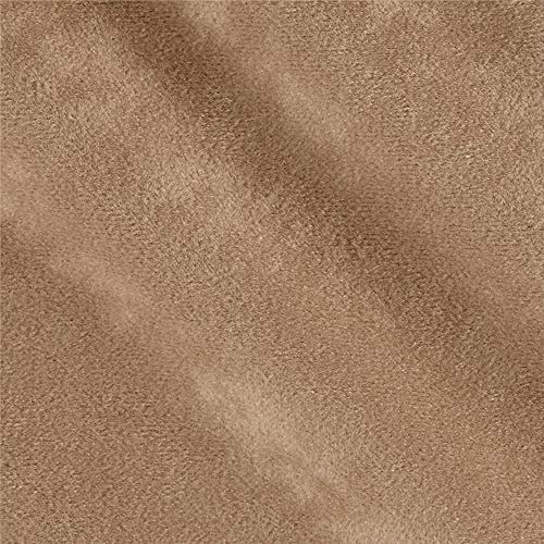 Plastex Soft Suede Mocha Fabric By The Yard