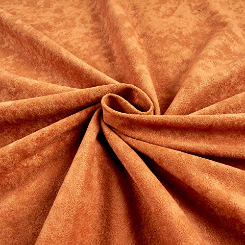 Plastex Soft Suede Topaz Fabric, Topaz, Fabric by the yard