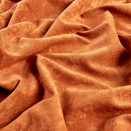 Plastex Soft Suede Topaz Fabric, Topaz, Fabric by the yard