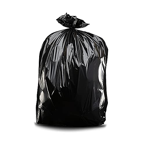 Plasticplace Contractor Trash Bags 55-60 Gallon │ 6.0 Mil │ Black ...