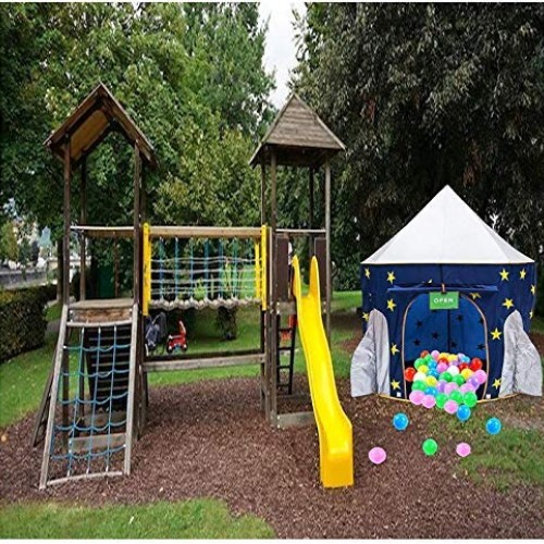 Play Kreative Space Rocketship PlayTent with Crawling Tunnel – Kid...