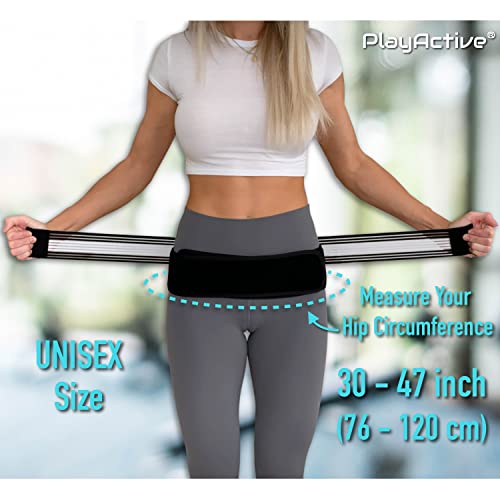 PlayActive Sacroiliac SI Joint Hip Belt - Lower Back Support Brace...