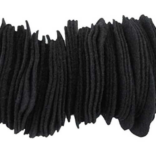 Playfully Ever After 3 Inch Black 30pc Felt Circles