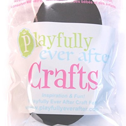 Playfully Ever After 3 Inch Black 30pc Felt Circles