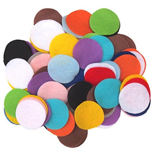 Playfully Ever After Mixed Color Assortment of Craft Felt Circles ...