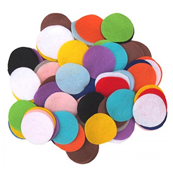 Playfully Ever After Mixed Color Assortment of Craft Felt Circles ...