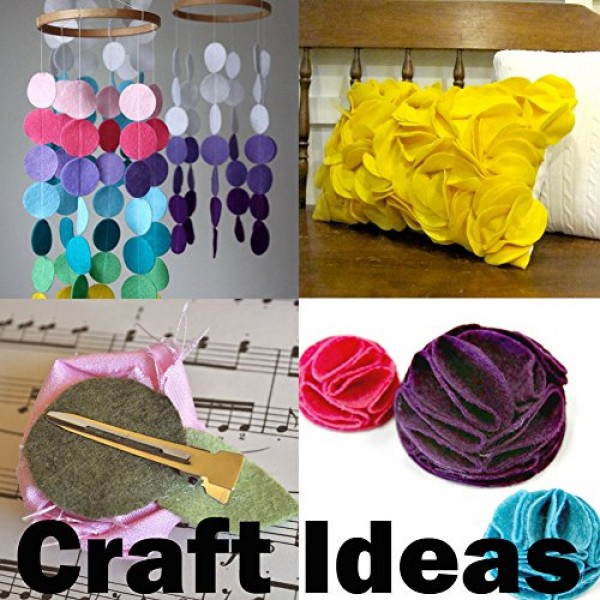 Playfully Ever After Mixed Color Assortment of Craft Felt Circles ...