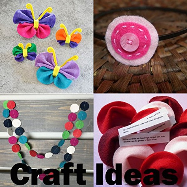 Playfully Ever After Mixed Color Assortment of Craft Felt Circles ...