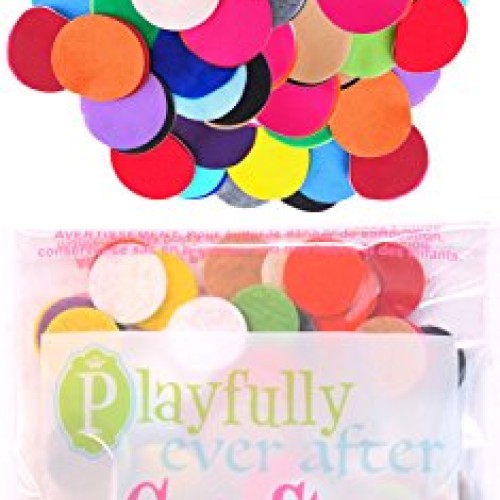 Playfully Ever After Mixed Color Assortment of Craft Felt Circles ...