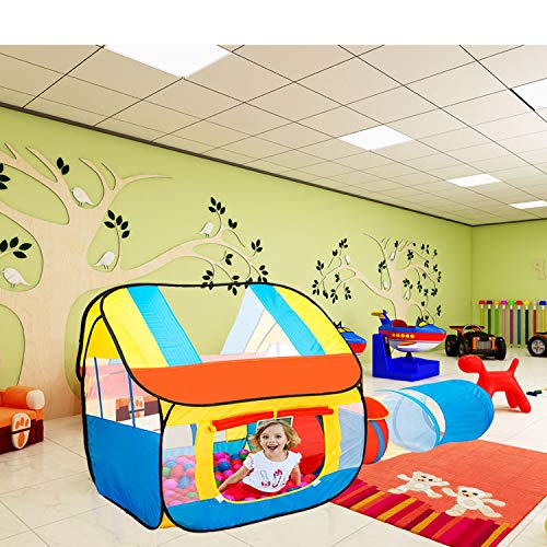 PlayO Childrens Play Tent with Crawling Tunnel and Carry Case. Pop...