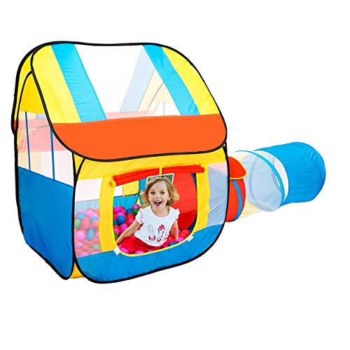 PlayO Childrens Play Tent with Crawling Tunnel and Carry Case. Pop...