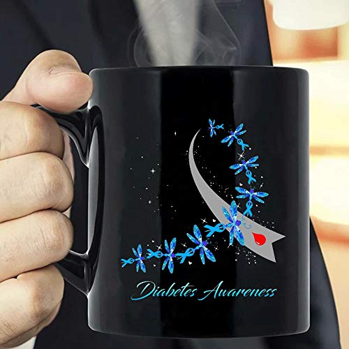 Blue Dragonflies Ribbon Awareness Gift Lovely, Gift For For Men An...