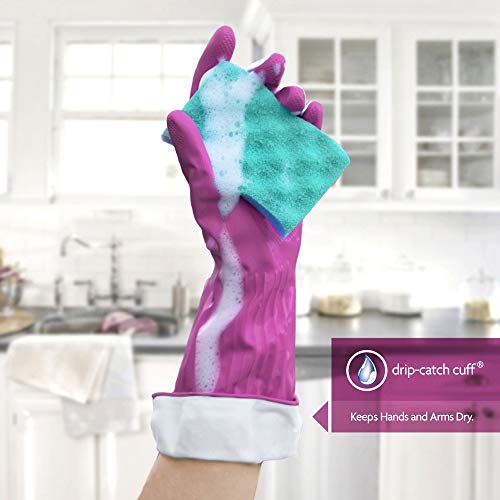 Playtex Living Reuseable Rubber Cleaning Gloves, Premium Protectio...