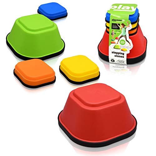 Playzone-fit Balance Stepping Stones Obstacle Course for Kids - Se...
