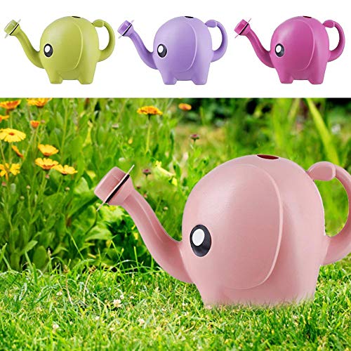 Plastic Watering Can Long Spout Water Kettle with Rose Sprinkler H...
