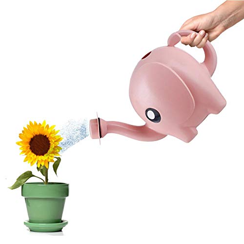 Plastic Watering Can Long Spout Water Kettle with Rose Sprinkler H...