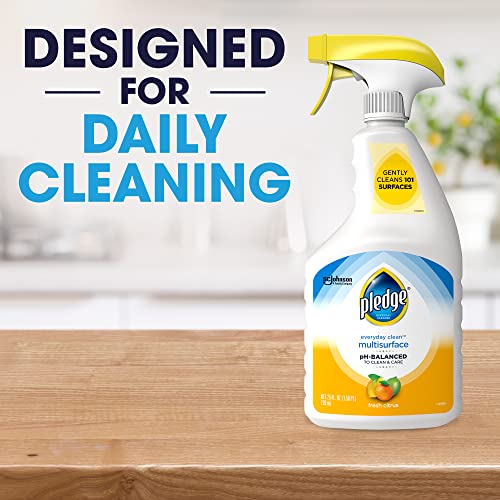 Pledge Multi Surface Cleaner Spray for Most Hard Surfaces, Everyda...