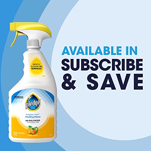 Pledge Multi Surface Cleaner Spray for Most Hard Surfaces, Everyda...