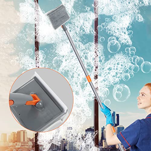 PLOEOUAR Baseboard Cleaner with Long Handle - Convex Design Duster...