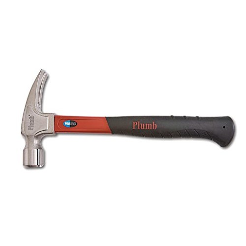 Plumb 16 oz. Pro Series Rip Claw Hammer with Fiberglass Handle - 1...