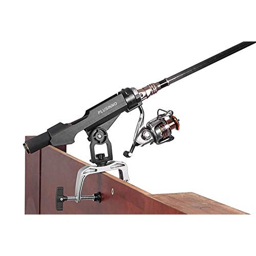 PLUSINNO Fishing Boat Rods Holder with Large Clamp Opening 360 Deg...