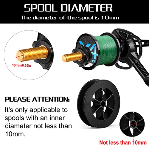 PLUSINNO Fishing Line Spooler with Unwinding Function, Fishing lin...