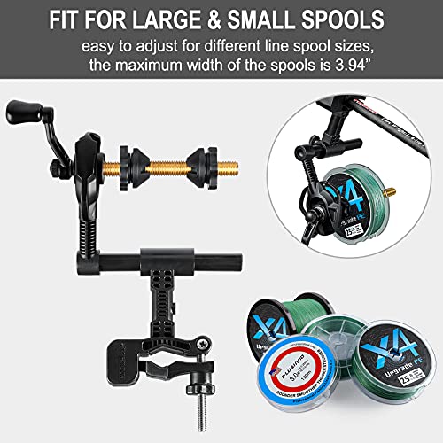 PLUSINNO Fishing Line Spooler with Unwinding Function, Fishing lin...