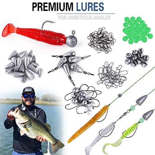 PLUSINNO Fishing Lures Baits Tackle Including Crankbaits, Spinnerb...