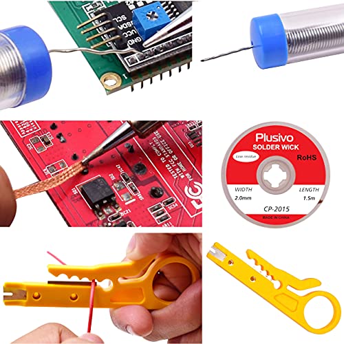 Soldering Iron Kit - Soldering Iron 60 W Adjustable Temperature, S...