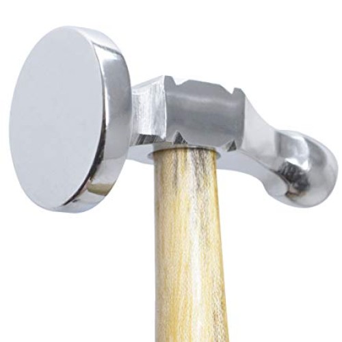 1-1/4 Flat Face German-Style Chasing Hammer Jewelry Making Metal ...