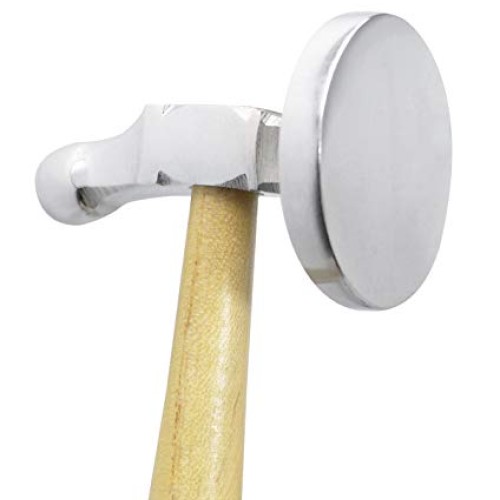 1-3/4 Flat Face German-Style Chasing Hammer Jewelry Making Metal ...