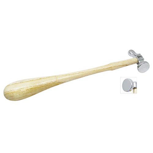 1 Flat Face German-Style Chasing Hammer Jewelry Making Metal Form...
