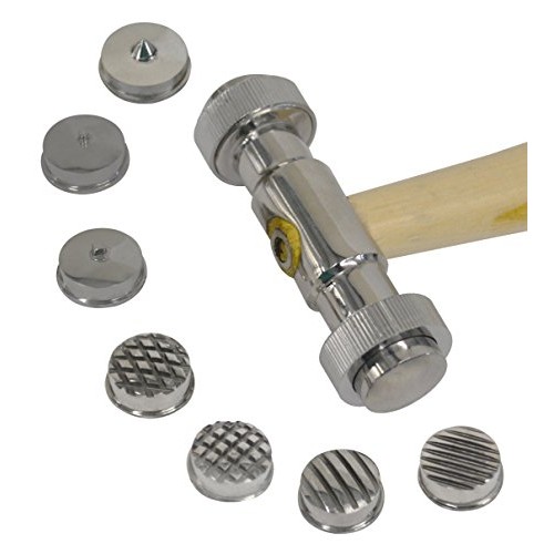 10-1/2 9-in-1 Interchangeable Faces Texturing Metal Forming Jewel...