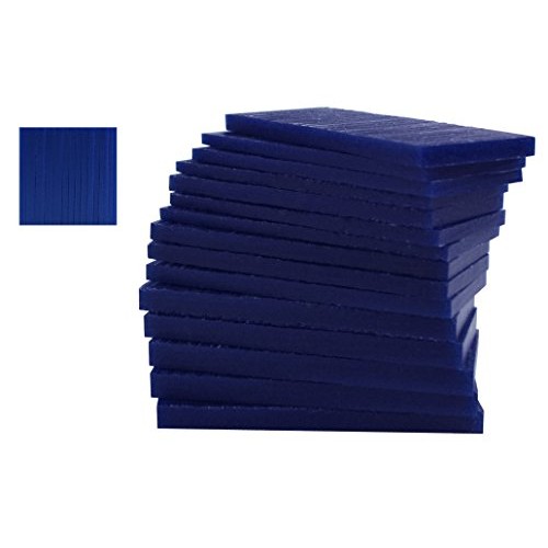 15 Piece Assortment of 1/2 Lb Blue Wax Carving Block Jewelry Patte...