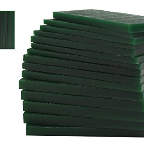 15 Piece Assortment of 1/2 Lb Dark Green Wax Carving Block Jewelry...