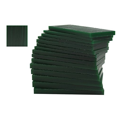 15 Piece Assortment of 1/2 Lb Dark Green Wax Carving Block Jewelry...