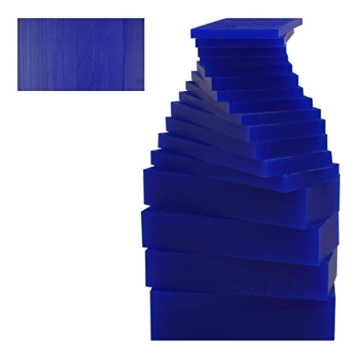 17 Piece Assortment of 1 Lb Blue Wax Carving Block Jewelry Pattern...