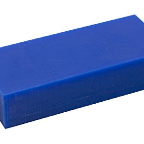 3-5/8 x 6 x 1-1/2 Medium-Hard 1 Lb Blue Melting Wax Carving Mac...