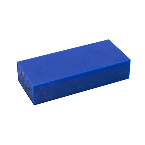 3-5/8 x 6 x 1-1/2 Medium-Hard 1 Lb Blue Melting Wax Carving Mac...
