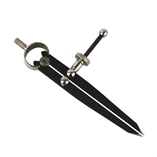 4 Long Fine Point Divider Premium Jewelry Marking Tool w/Square T...