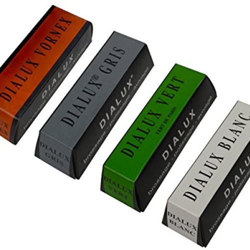 4 Pack 4 Oz Orange Green Gray White Dialux Compounds Jewelry Makin...