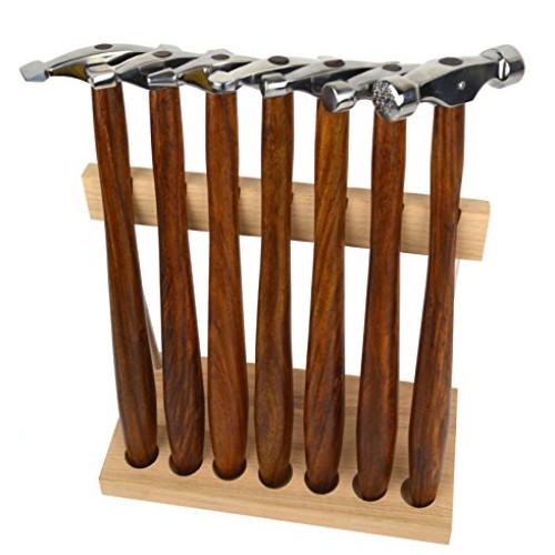 7 Piece Professional Hammer Set w/Wooden Stand for Jewelry Making ...
