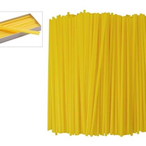 8 oz Box of Yellow Sprue Wax 8 Gauge 3.25 mm Jewelry Pattern Makin...