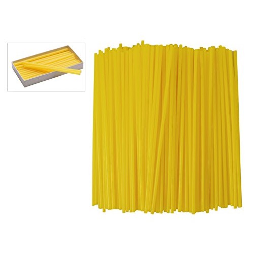 8 oz Box of Yellow Sprue Wax 8 Gauge 3.25 mm Jewelry Pattern Makin...