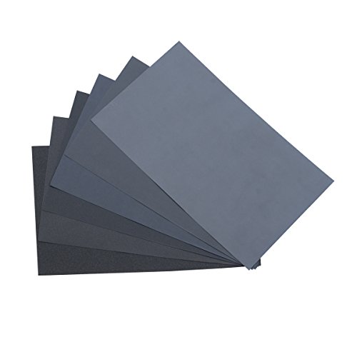 9 x 11 1,200 Grit Wet/Dry Sanding Paper - 10 Sheets Jewelry Maki...