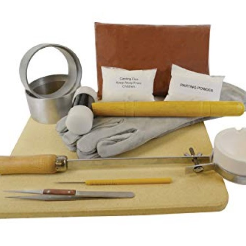 Deluxe Quick Cast Sand Casting Kit Jewelry Making Precious Metal C...