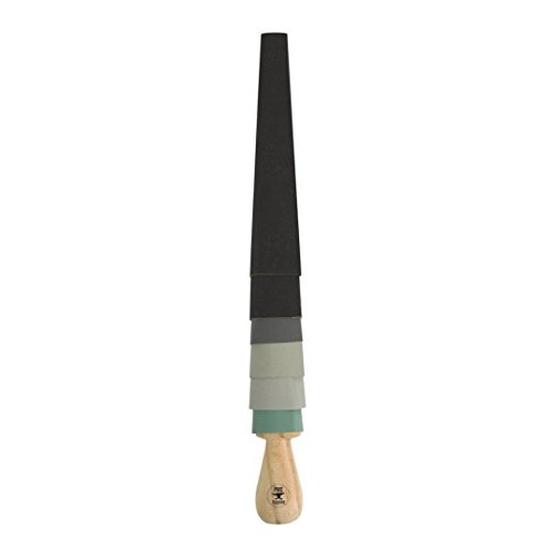 Emery Cone w/Assorted Grit Sandpapers on Wooden Cone Tool for Poli...