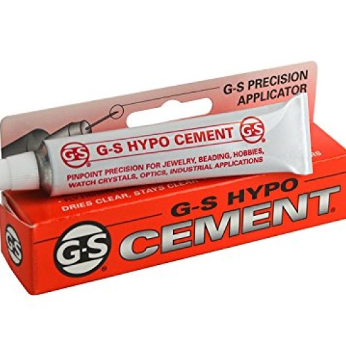Jewelers G-S Hypo Clear Cement 9 ml w/Precision Applicator for Bea...